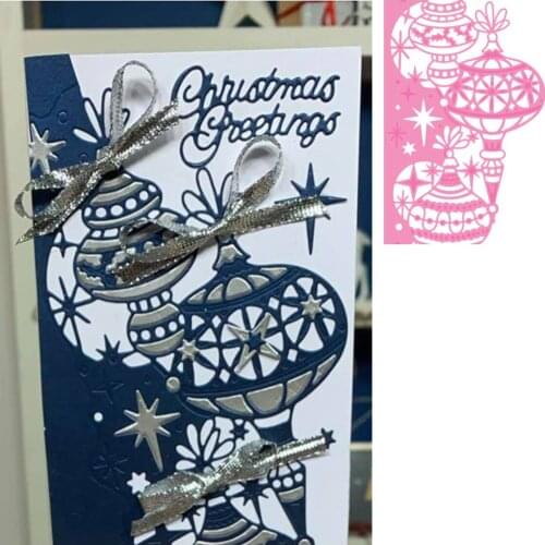 BAUBLE EDGER Metal Cutting Dies DIY Greeting Card Making Scrapbooking Album Decoration Craft Template DIY New for 2021 Arrive