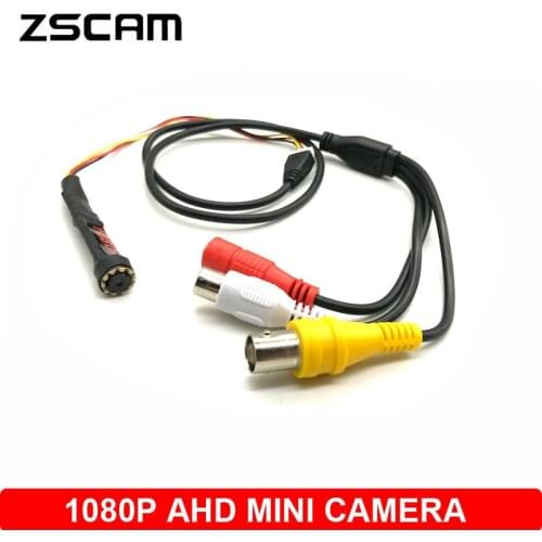 HD AHD SONY323 Chip 1080P 2MP Wired Micro CCTV Color Camera System Mini Surveillance Home Security Camera With 10PCS 940NM Led