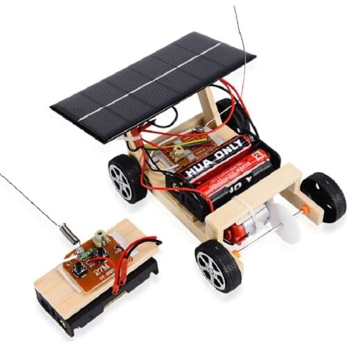 DIY Kit Remote Control Solar car Science Experiment Kids STEM Electronic Education Technology Physics Toys for School Children