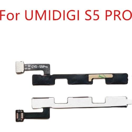 New For UMIDIGI S5 PRO Phone Parts Power On Off Button+Volume Key Flex Cable Side FPC Repair Accessories