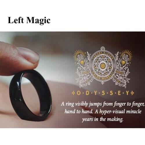 Odyssey Ring Magic Tricks Magicians Ring Transfer Jumps From Finger to Finger Magia Close Up Street Illusions Gimmick Mentalism