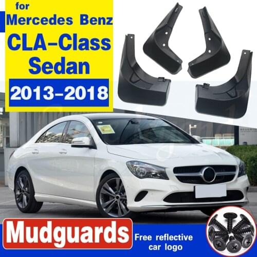 Car Front Rear Fender For Mercedes Benz CLA Class 2013-2018 Mudflaps Splash Guards Mudguards Mud Flaps Soft plastic Accessories