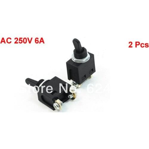 10 Pcs / Lot X AC 250V 6A SPST 1P1T ON/OFF Toggle Switch for Makita 9523NB Angle Grinder