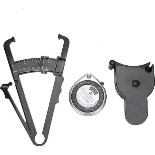 Body Fat Tester Retractable Waist Measuring Tape BMI Measuring Tool Weight Loss Caliper +150cm/60inch Body Fat Analyzer