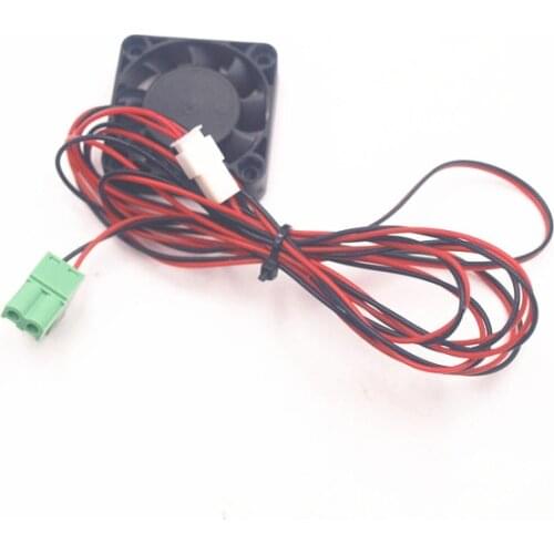 Funssor 12V/24V Active Cooling Fan 3010/4010 printing cooling fan Kit 1000mm extended cable for DIY Reprap Replicator 3D printer