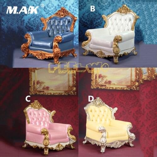 1/6 Scale Figure Scene Accessories FW002 European Royal Sofa 4 Colors Model for 12inch Action Figure Accessory DIY