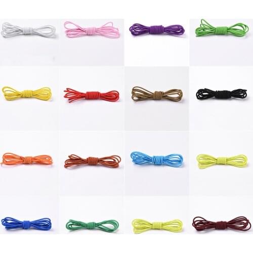1 Pair 0.28mm 16Colors Elastic Band Rope Rubber Headband Ribbon Sewing Webbing Waist Shoelace DIY Clothing Accessories