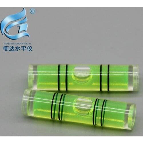 100pcs 7*29mm Spirit level Bubble Plastic Mini Level level measurement instrument Round level bubble