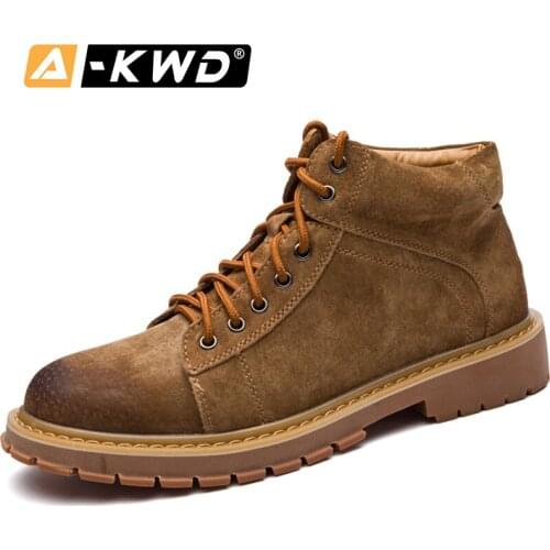 2019 Mens Shoes Genuine Leather Elevator Shoes for Men Heren Schoenen Luxury Sneakers Men Sneakers Wear Resistant Casual Booties