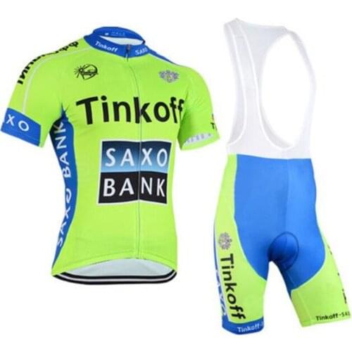 2020 Saxo Bank Tinkoff Team Cycling Jersey Sets MTB Bicycle Bike Breathable shorts Clothing Cycling Suit 9D GEL Quick-dry