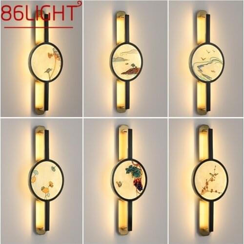 86LIGHT Indoor Sconce Wall Lights Modern Brass Creative LED Lamp Design For Home Corridor