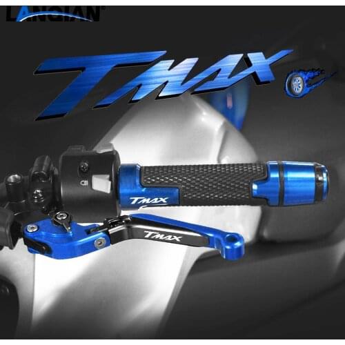 For Yamaha TMAX 500 530 Motorcycle Accessories Brake Clutch Levers Handlebar Hand Grips Ends TMAX 500 TMAX SX DX 530 2001-2018