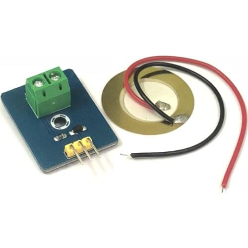Drum Simulate Piezoelectric Sensor Analog Ceramic Vibration Sensor Module Piezoelectricity
