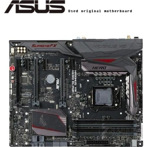 For Asus ROG MAXIMUS VIII HERO ALPHA Original Used Desktop Intel Z170 Z170M DDR4 Motherboard LGA 1151 i7/i5/i3 USB3.0 SATA3