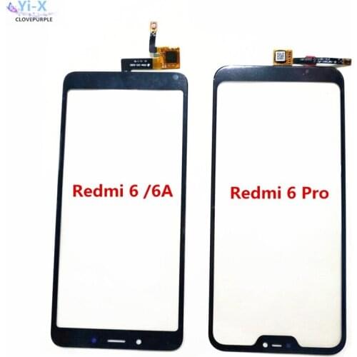 For Xiaomi Redmi 6 6A Front Glass Panel Display Digitizer Assembly For Xiaomi Redmi 6 Pro