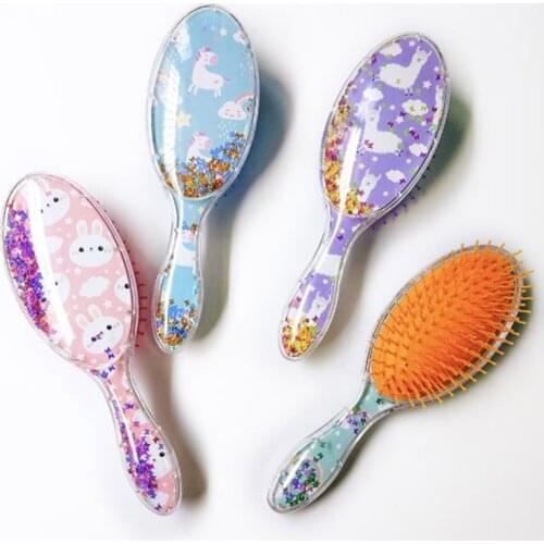 Hot Sale Hair Comb Detangling Hair Brush Detangle Salon Hairdressing Straight Curly Hair Comb Paddle Brush Hair Brush New 2020