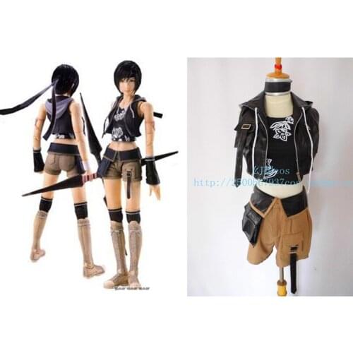 2016 Hot Game Cos Final Fantasy VII 7 Yuffie Kisaragi Cosplay Costumes women sexy halloween costume
