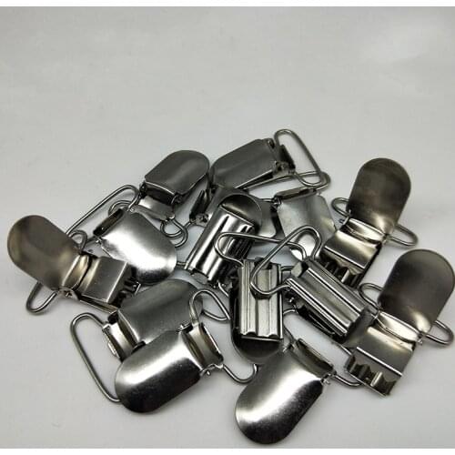 Metal Pacifier Suspender Clips Garment Clips Craft for Bib Clips Toy Holder Clothes Sewing Accessory 6 pcs/lot