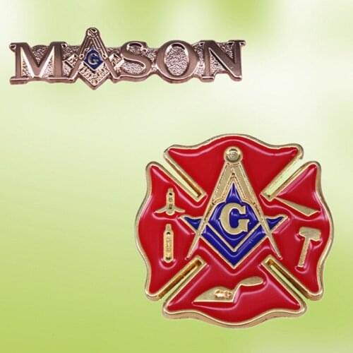 Mason Compass And Square G Masonic Lapel Pin Geometry Freemason Emblems Badge brooch