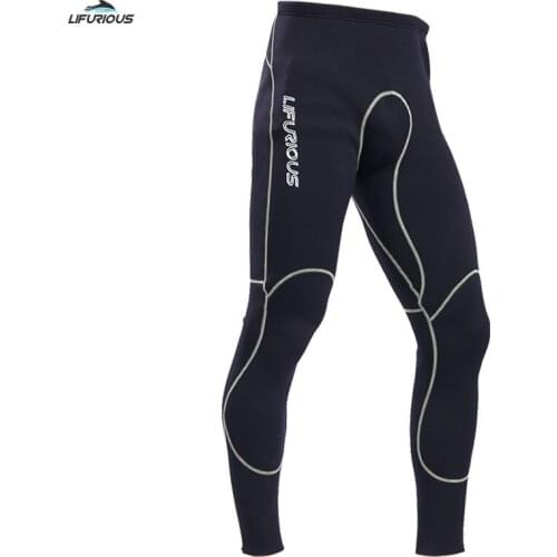 2MM Mens Neoprene Trousers Super Stretch High Waist Slim-Fit Wetsuit To Keep Warm Surfing Diving Windsurfing Snorkeling 2021