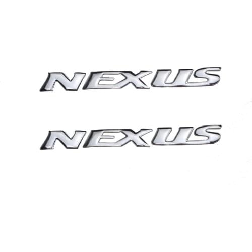 KODASKIN Motorcycle Raise 3D Chrome Decal motorcycle NEXUS emblem stickers for GILERA 111mm*12mm