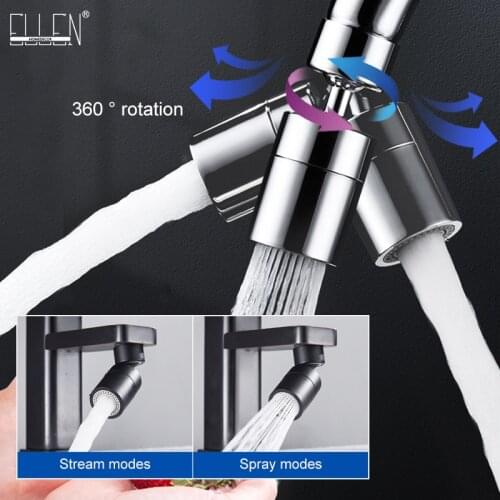 ELLEN Faucet Nozzle Aerator Adjustable Dual Mode Sprayer Filter Diffuser Water Saving Nozzle Faucet Connector EL91