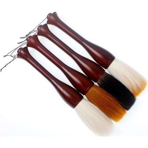 Extra Large Calligraphy Brush Chinese Brush Pen with Solid Wood Penholder Chinese Painting Couplet Writing Brush Tinta China