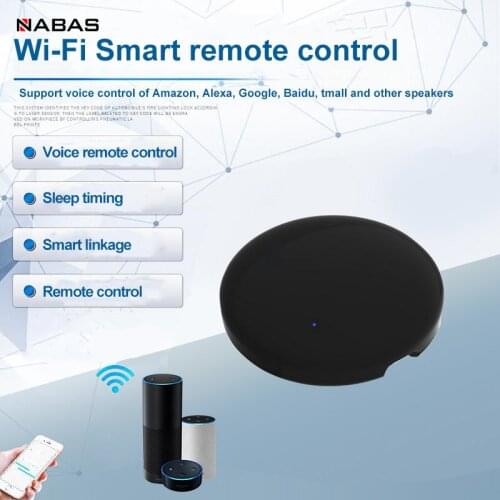 NABAS WiFi IR Remote Control For Air Conditioner TV Smart Home Infrared Universal Voice Remote Control For Alexa Google Home