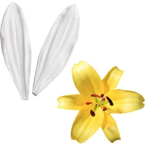 Lily petals Silicone Moulds Fondant Cakes Decor Tools Silicone Molds Sugarcrafts Chocolate Baking Tools For Cakes Gumpaste Form