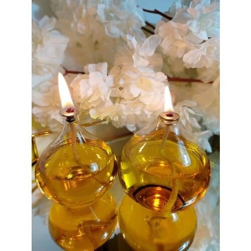 Viyale Store Drop Model Glass Oil Lamp