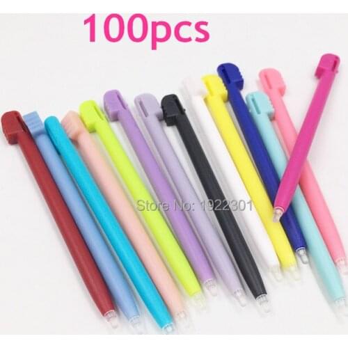100pcs E-house Wholesale 14 Colors Plastic Touch Screen Stylus Pen for Nintendo DSL for NDSL Game Console