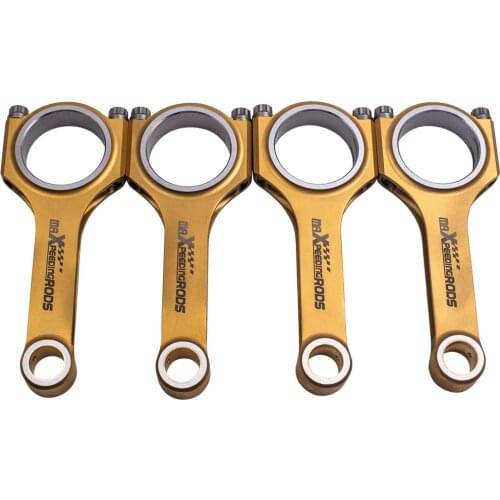 Titanizing 4340 Steel Connecting Rods For Toyota 2.0T 8AR-FTS 800+HP Con rods Pleuel Bielle Piston Pin Shot Peened