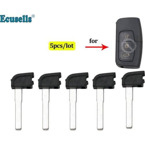 5pcs/lot Smart Key Blade flat type for Ford Focus C MAX S MAX Mondeo Galaxy Kuga