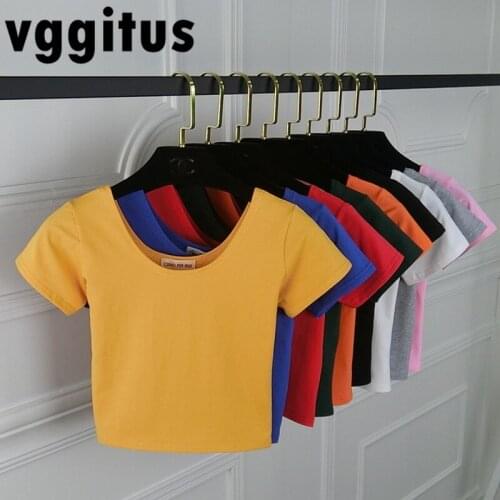 Женские футболки с коротким рукавом Vggitus China At AliExpress