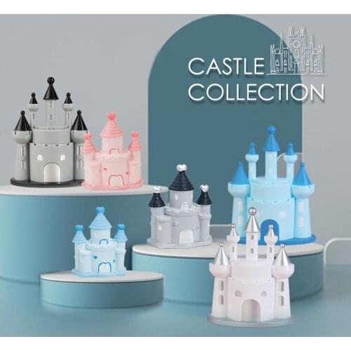 Princess Prince Castle Happy Birthday Decoration Home Dinner Baking Cupcake Cake Topper Cake Flags Event Pary Supplies Love Gift