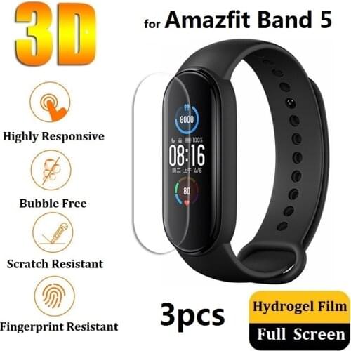 Protective Film for Amazfit Band 5 Screen Protector (Not Glass) for Amazfit Band 5 Film Protection Foil