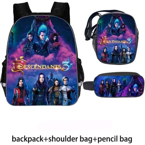 16 Inch 3pcs/Set Women School Bag Backpack Children Combination Bookbag Women Girls School Backpack Daily Mochila