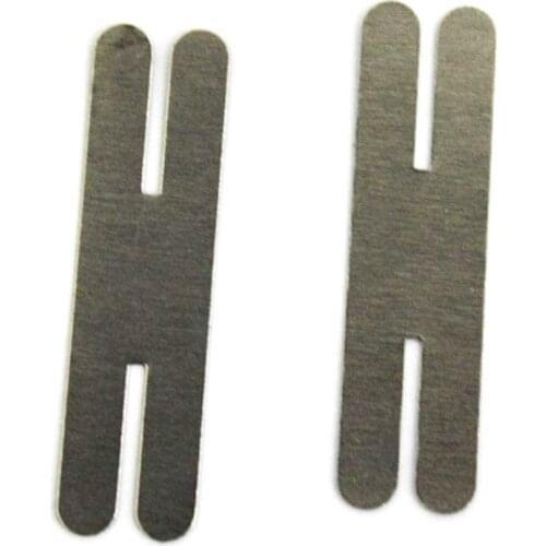 100pcs/lot 0.2x30x8mm H type Nickel Plated Steel Strap Strip Sheets for Battery