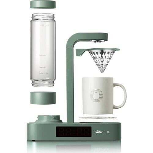 American Clock Coffee Machine Home Small Drip Coffee Pot Teapot and Dual Purpose