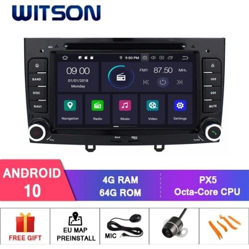 WITSON PX5 Android 10.0 car dvd player for PEUGEOT 408 2010-2011 4GB RAM 64GB ROM car audio gps auto stereo