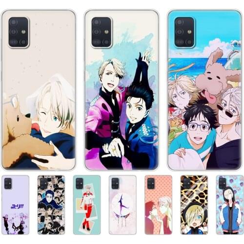 Case For samsung galaxy A31 A41 A51 A71 A01 A81 A91 A11 A30S A20S A21S A50S M11 M21 M31 M30S M40S Case yuri on ice history maker