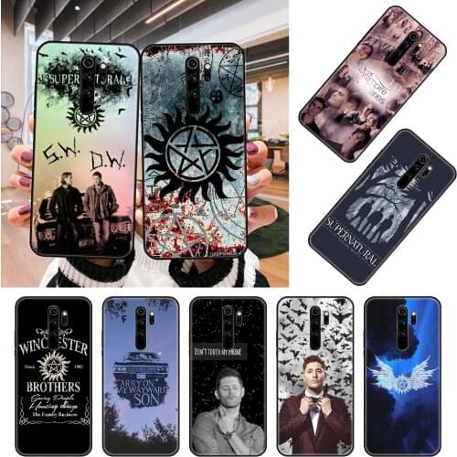 Phone Case For Xiaomi Redmi 8 8A 7A 7 K20 Note 9 9S Pro 4 5 Plus Black Cover Waterproof Tpu Funda Soft Back TV series Merlin