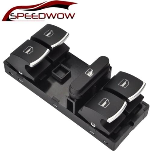SPEEDWOW Electric Power Master Window Switch Button For VW Jetta Golf MK5 MK6 GTI Rabbit Passat B6 3C Tiguan 5ND 959 857