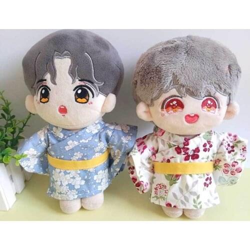 20cm EXO doll clothes BJD doll clothes Boy girl kimono yukata for exo doll and shoes boot you can choose only doll clothes