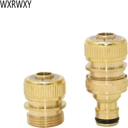 Brass 1/2 Garden hose to 5/8 garden tap connector 3/4 to 16mm hose fittings copper Water gun adapter 1PCS