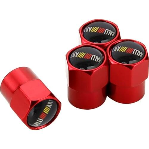 Metal Wheel Tire Valve Stem Caps Dust Cover Ralliart Logo For Mitsubishi Lancer ASX Pajero L200 Outlander Pajero Galant Eclipse