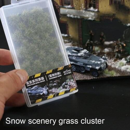 Simulation Grass Model Scenery Grass Miniature Landscape Model Material Table DIY Military Material Sand Production B6R1