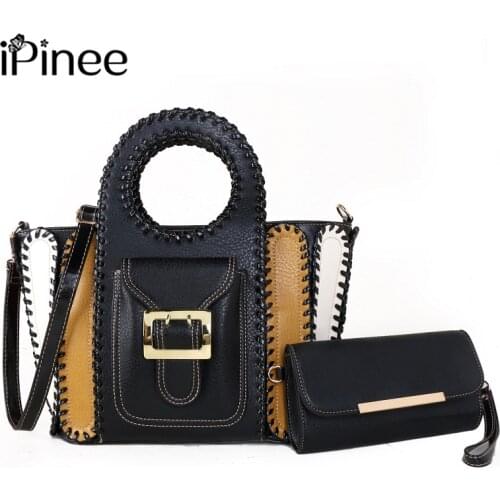 IPinee Fashion Leather Tote Bag Large Shoulder Bag Womens Bags Quality Luxury Handbags Women Bags Designer Bags for Women