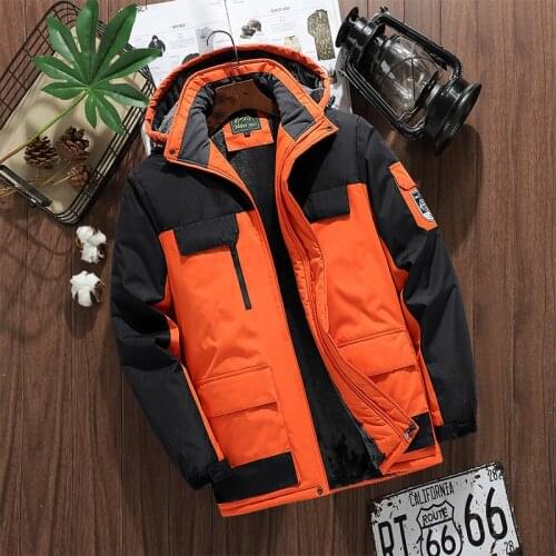 Mens Fashion Waterproof Outwear M-9Xl Brand Winter Parkas Men Warm Thick Windproof Jacket Men Quality Multi-Pocket Hooded Coat