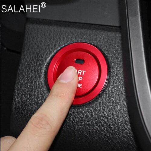 Car Styling Sticker Accessories Ring Auto Engine Start Stop Button Cover Case For 2018 Toyota Camry XV70 Car Interior Accessorie